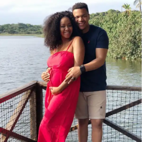 Singer Brenden And Wife Mpoomy Ledwaba Welcome Their First Child (Photo)